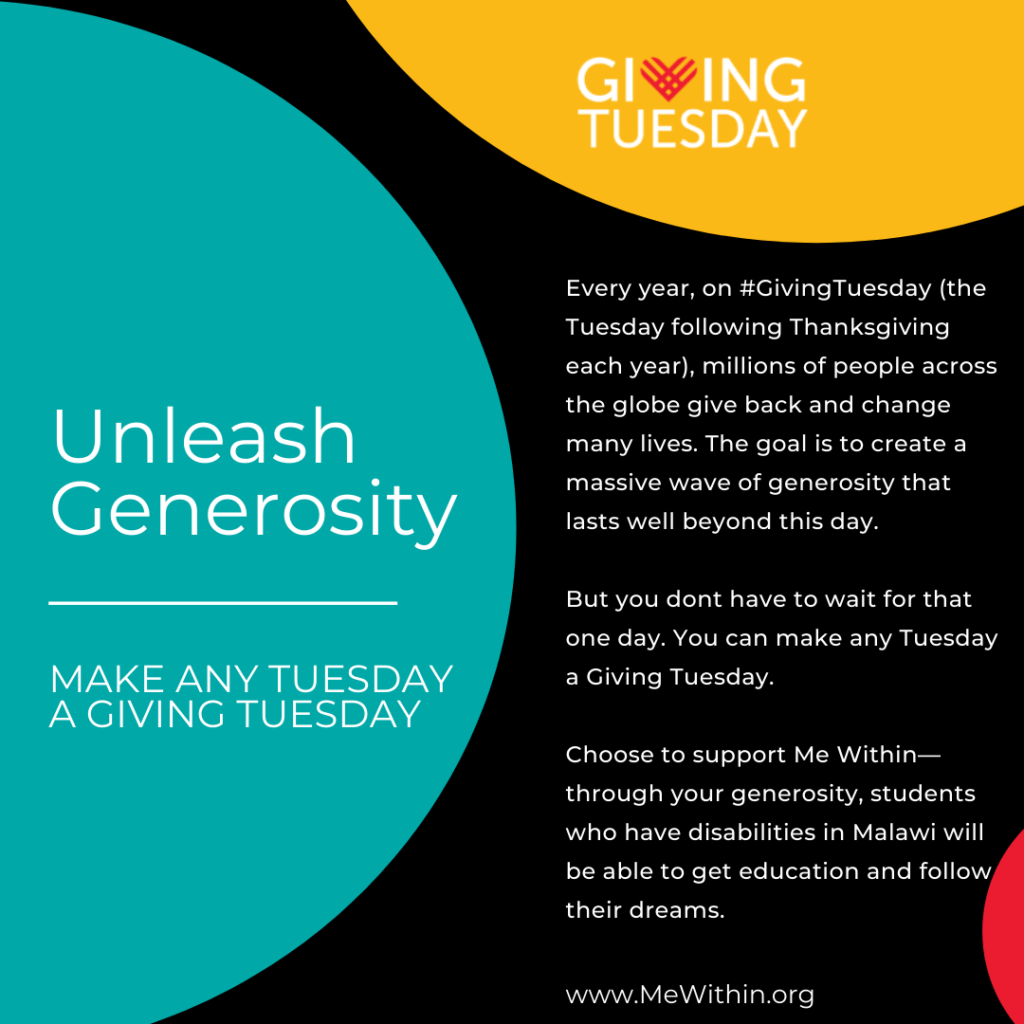 every Tuesday is giving Tuesday